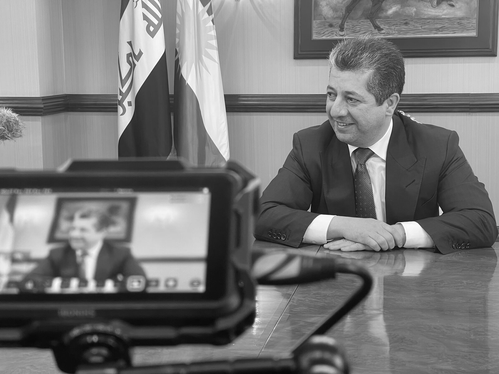 Ayar Rasool with Kurdistan Region Prime Minister Masrour Barzani in Athens
